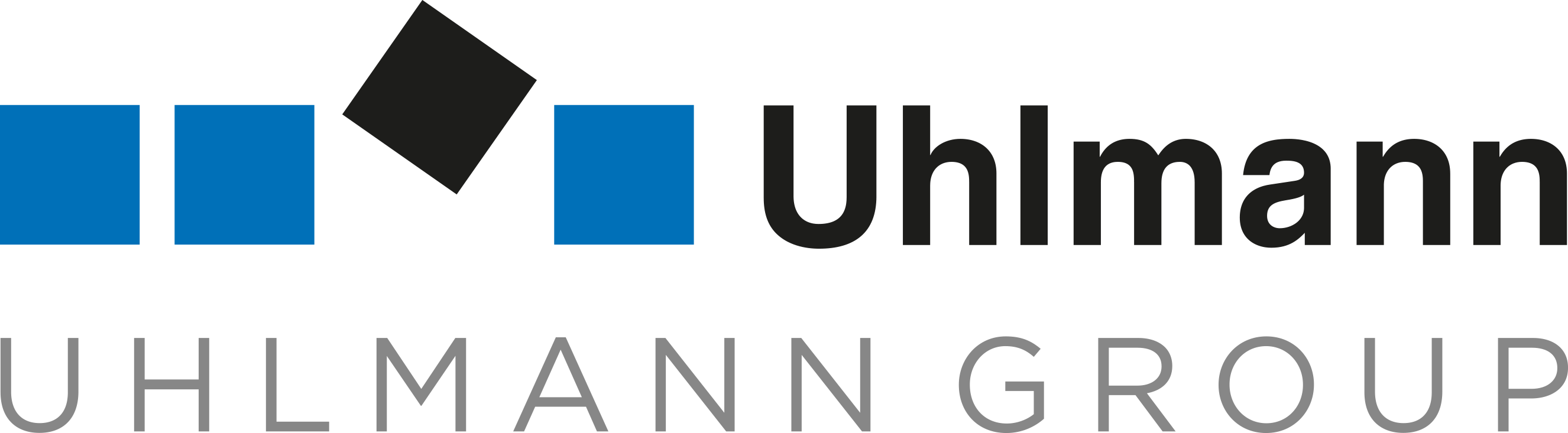 Das Bild zeigt das Logo von Uhlmann.